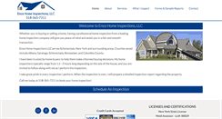 Desktop Screenshot of enoshomeinspections.com