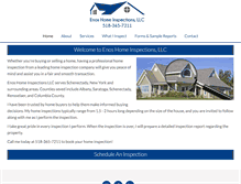 Tablet Screenshot of enoshomeinspections.com